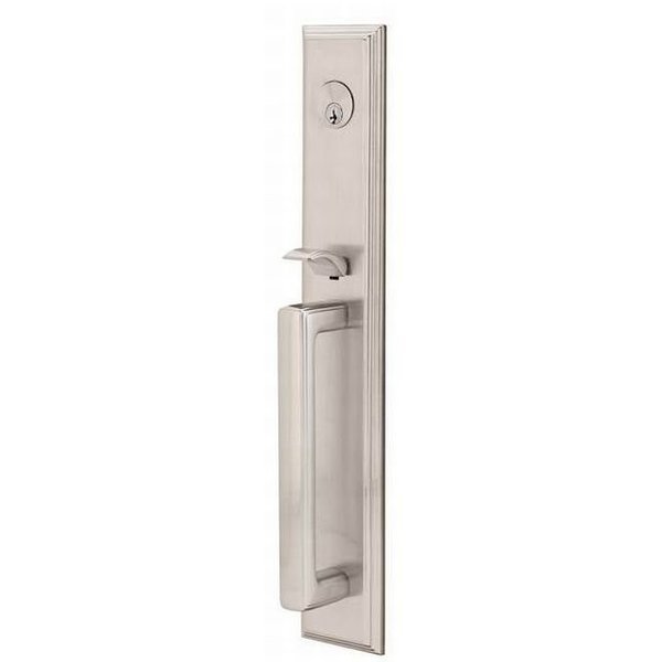 Satin Nickel Handleset, 4212LNUS15, EMTEK, Mfr# 4212LNUS15